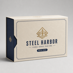 Steel Harbor Signal Series Year One Mega Box, three-quarter studio photograph