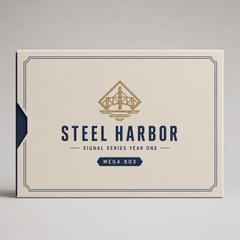 Steel Harbor Signal Series Year One Mega Box, cream sleeve packaging